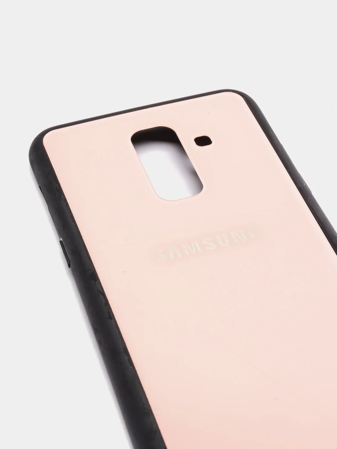 Розовый чехол для Samsung A6, силиконовый