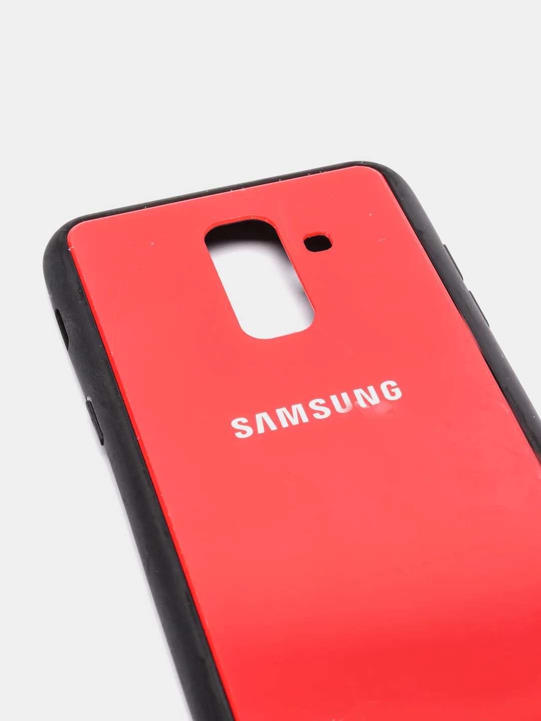Красный чехол для Samsung A6, силиконовый