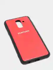 Красный чехол для Samsung A6, силиконовый