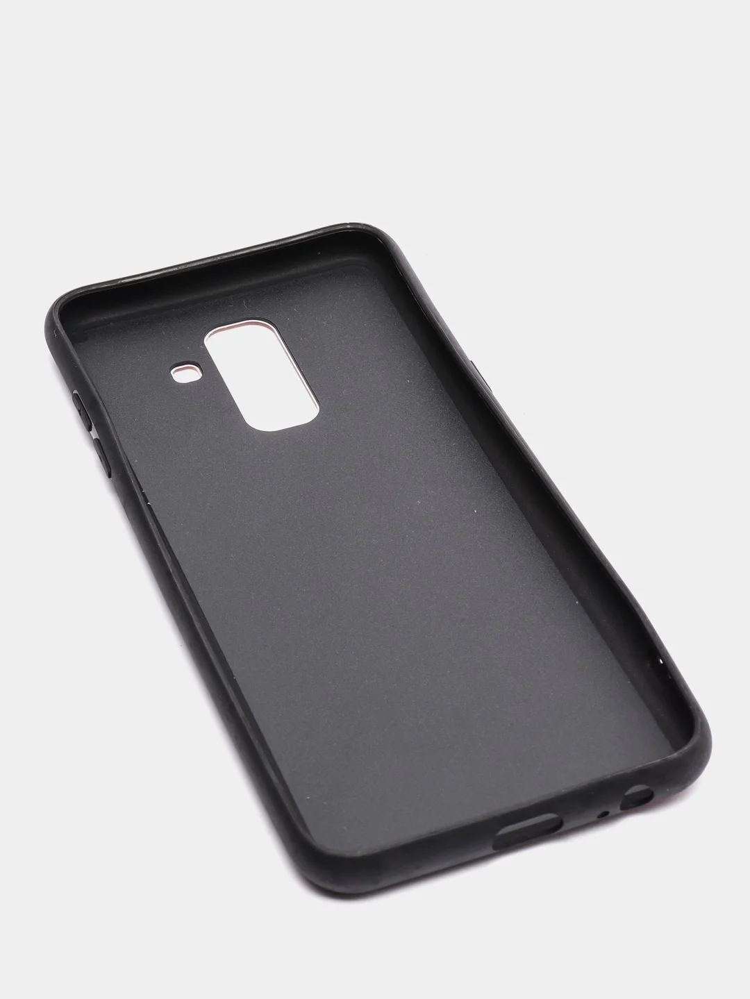 Розовый чехол для Samsung A6, силиконовый