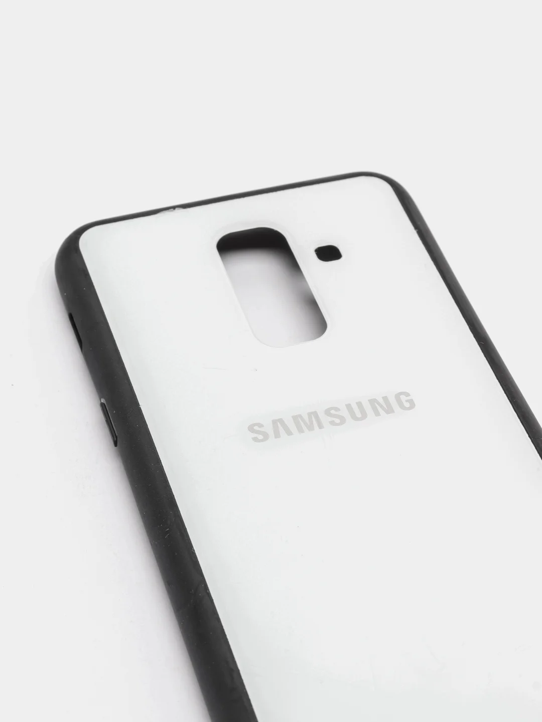 Белый чехол для Samsung A6, силиконовый