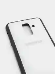 Белый чехол для Samsung A6, силиконовый