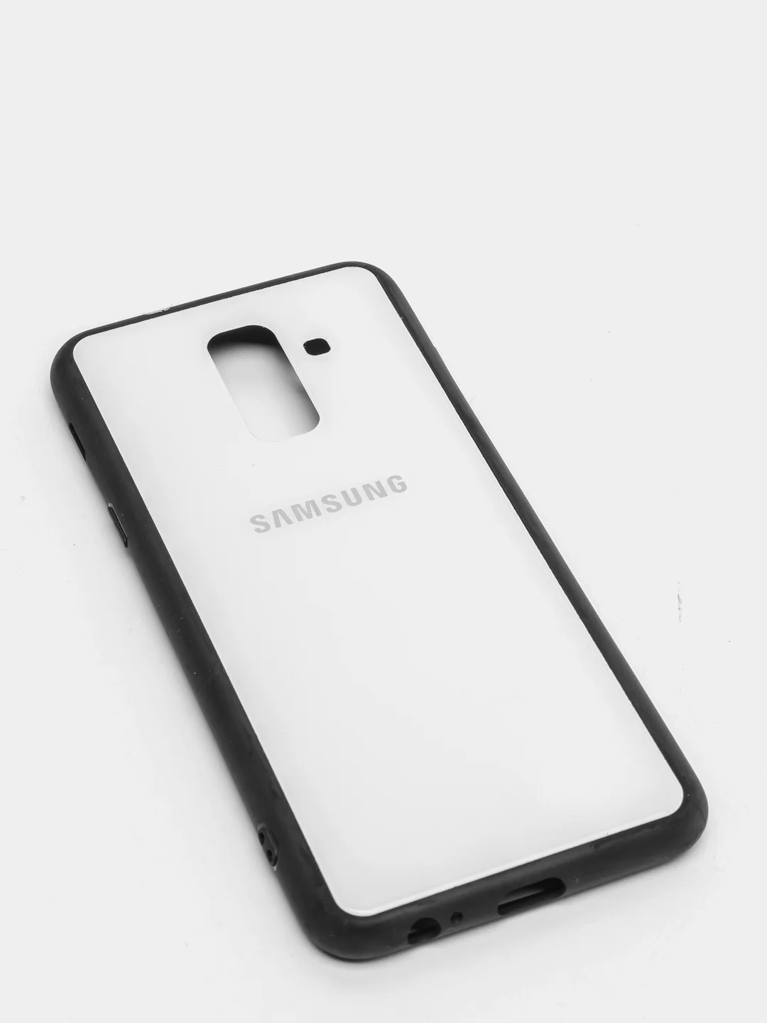 Белый чехол для Samsung A6, силиконовый