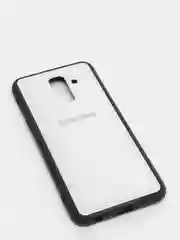 Белый чехол для Samsung A6, силиконовый
