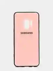 Розовый чехол для Samsung S9, силиконовый