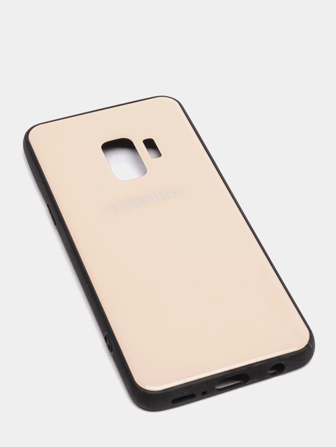 Бежевый чехол для Samsung S9, силиконовый