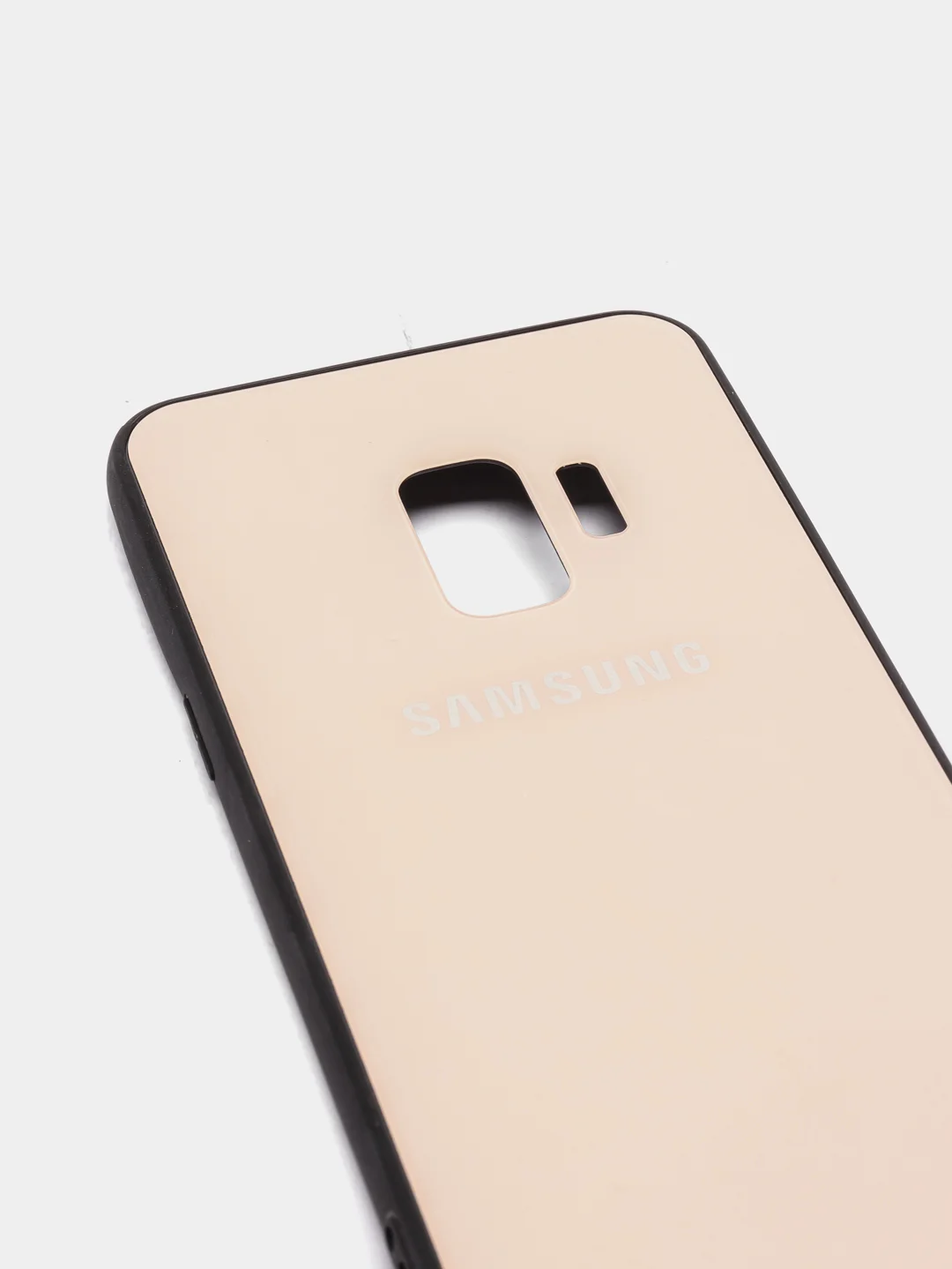 Бежевый чехол для Samsung S9, силиконовый