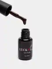 Гель-лак для маникюра, гель лак LuckyLak classic №045, 8g шоколадный темно коричневый