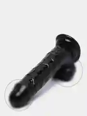 Черный фаллоимитатор с чехлом