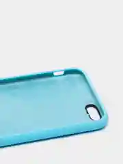 Голубой силиконовый чехол на iPhone 6, 6S / 7, 8 / 7 Plus, 8 Plus / X, XS / XR (разные цвета)