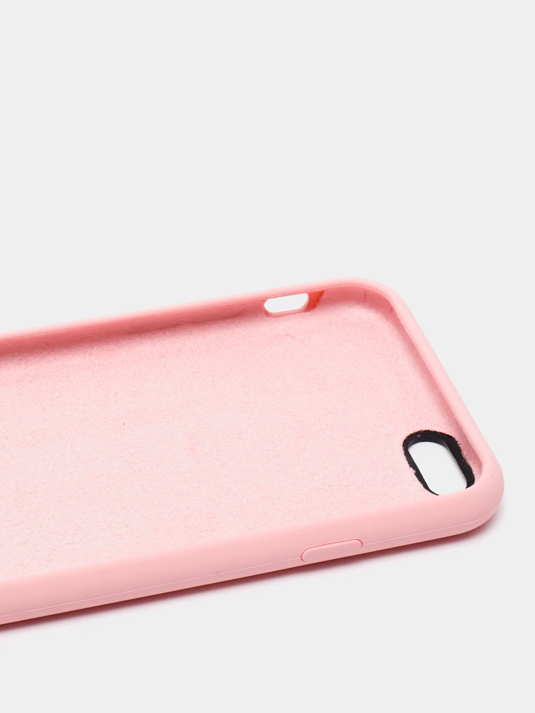 Розовый силиконовый чехол на iPhone 6, 6S / 7, 8 / 7 Plus, 8 Plus / X, XS / XR (разные цвета)