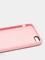 Розовый силиконовый чехол на iPhone 6, 6S / 7, 8 / 7 Plus, 8 Plus / X, XS / XR (разные цвета)