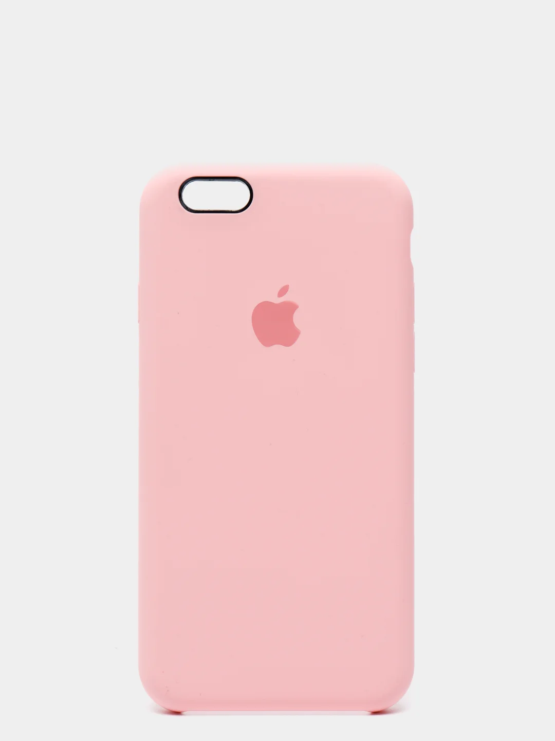 Розовый силиконовый чехол на iPhone 6, 6S / 7, 8 / 7 Plus, 8 Plus / X, XS / XR (разные цвета)