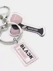 Розовый брелок акриловый K-POP "BTS", "BLACKPINK", "Stray Kids"