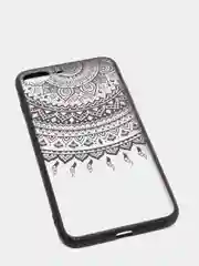Коричневый чехол для Apple iPhone 7+, 8+, силиконовый