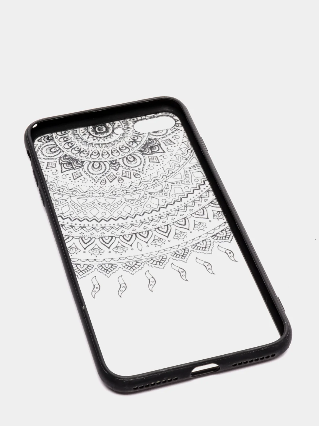 Коричневый чехол для Apple iPhone 7+, 8+, силиконовый