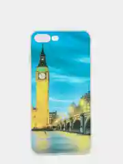 Бронзовый чехол для Apple iPhone 7+, 8+, силиконовый