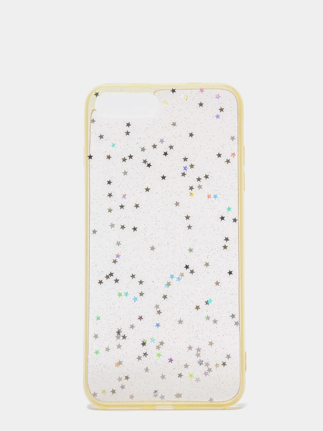 Бежевый чехол для Apple iPhone 7+, 8+, силиконовый