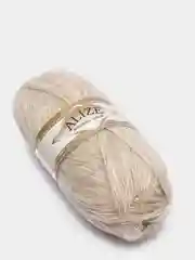 Бежевый меланж пряжа Alize Angora Gold 20% шерсти 80% Акрила 100г 550м (Часть 1)