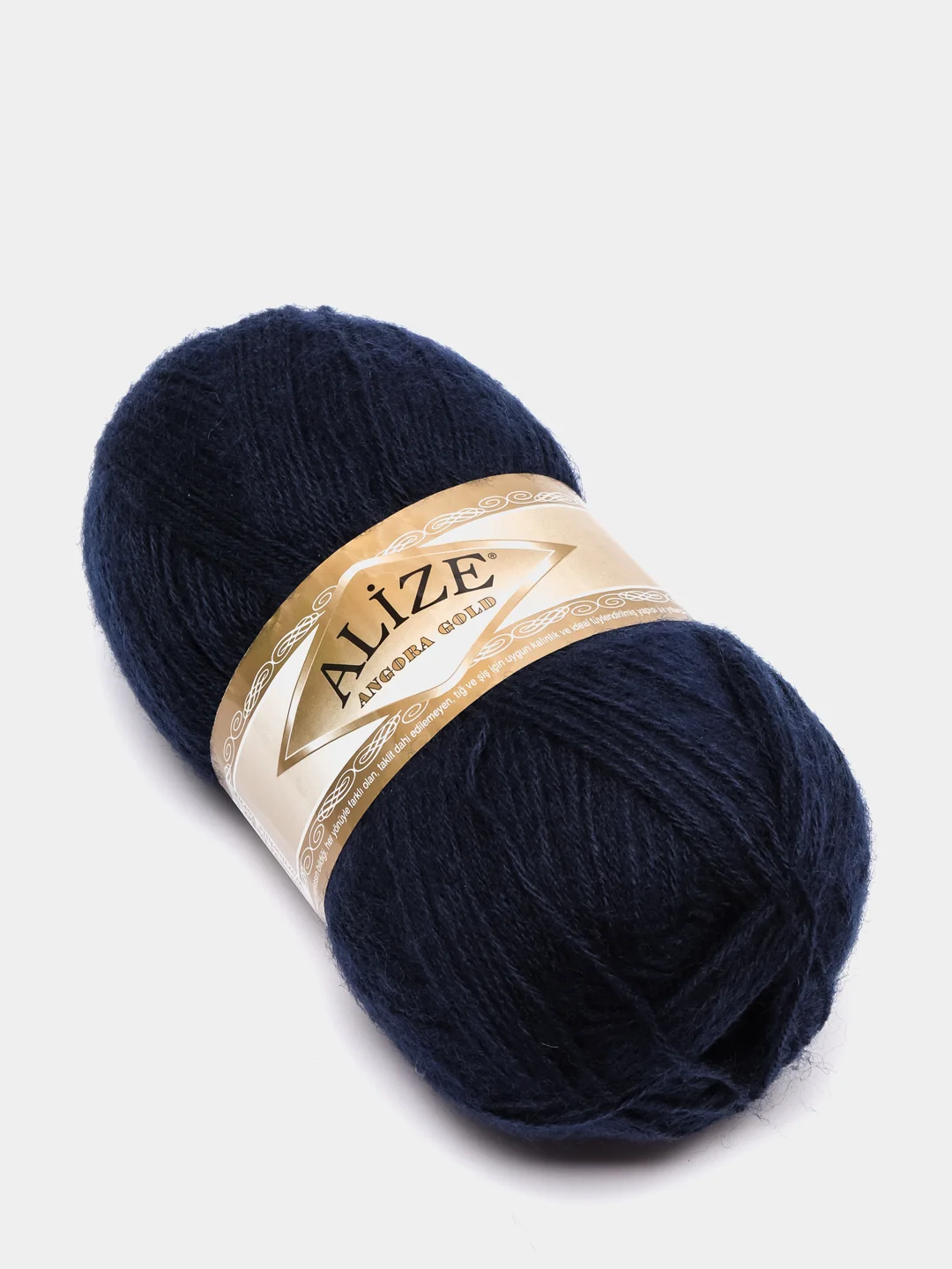 Темно-синий пряжа Alize Angora Gold 20% шерсти 80% Акрила 100г 550м (Часть 1)