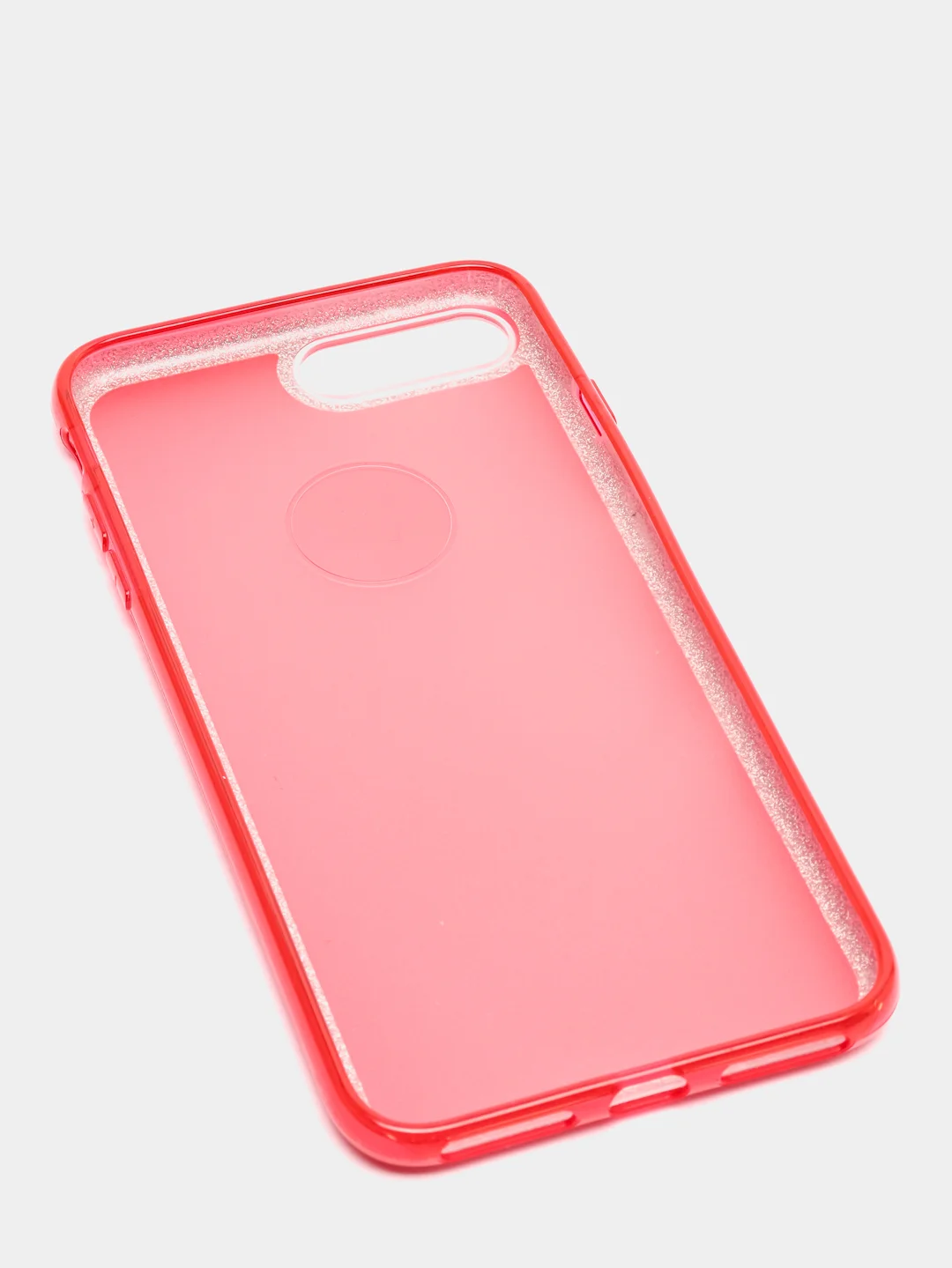 Алый чехол для Apple iPhone 7+, 8+, силиконовый