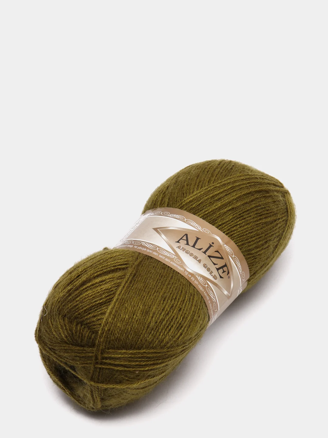 Зелёный хаки пряжа Alize Angora Gold 20% шерсти 80% Акрила 100г 550м (Часть 1)