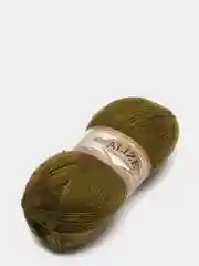 Зелёный хаки пряжа Alize Angora Gold 20% шерсти 80% Акрила 100г 550м (Часть 1)