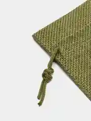 Лесной зеленый льняные подарочные мешочки. Подарочная упаковка: 7х9, 10х14, 13х18, 15х21, 20х28 см