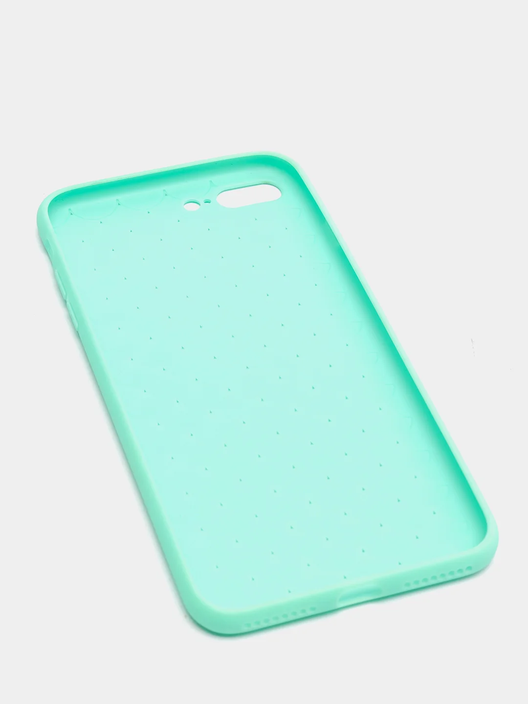 Голубой чехол для Apple iPhone 7+, 8+, силиконовый