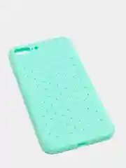 Голубой чехол для Apple iPhone 7+, 8+, силиконовый