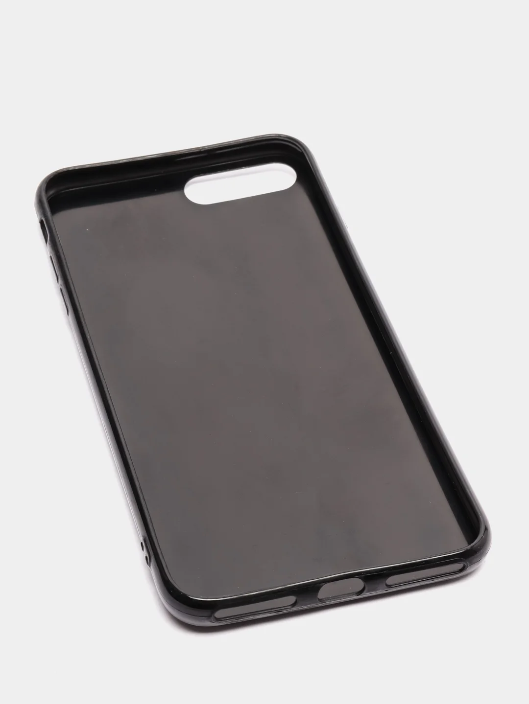 Бежевый меланж чехол для Apple iPhone 7+, 8+, силиконовый