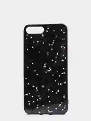 Бежевый меланж чехол для Apple iPhone 7+, 8+, силиконовый