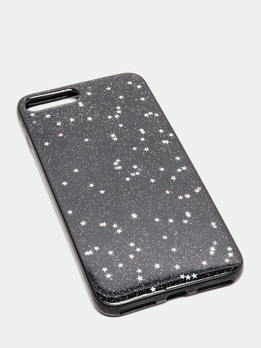Бежевый меланж чехол для Apple iPhone 7+, 8+, силиконовый