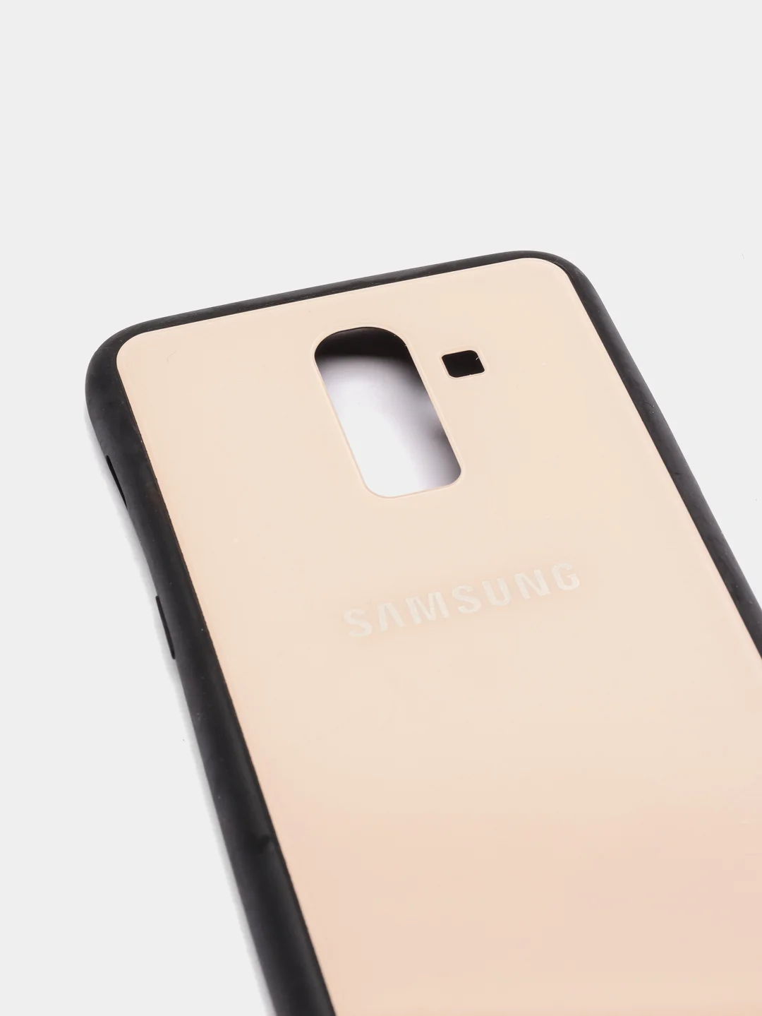 Красный чехол для Samsung J8 / j8 2018 glass +силикон