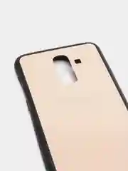 Красный чехол для Samsung J8 / j8 2018 glass +силикон