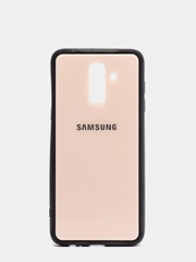 Чехол для Samsung J8 / j8 2018 glass +силикон