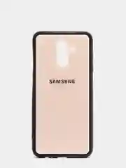 Кремовый чехол для Samsung J8 / j8 2018 glass +силикон