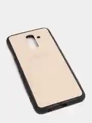 Красный чехол для Samsung J8 / j8 2018 glass +силикон