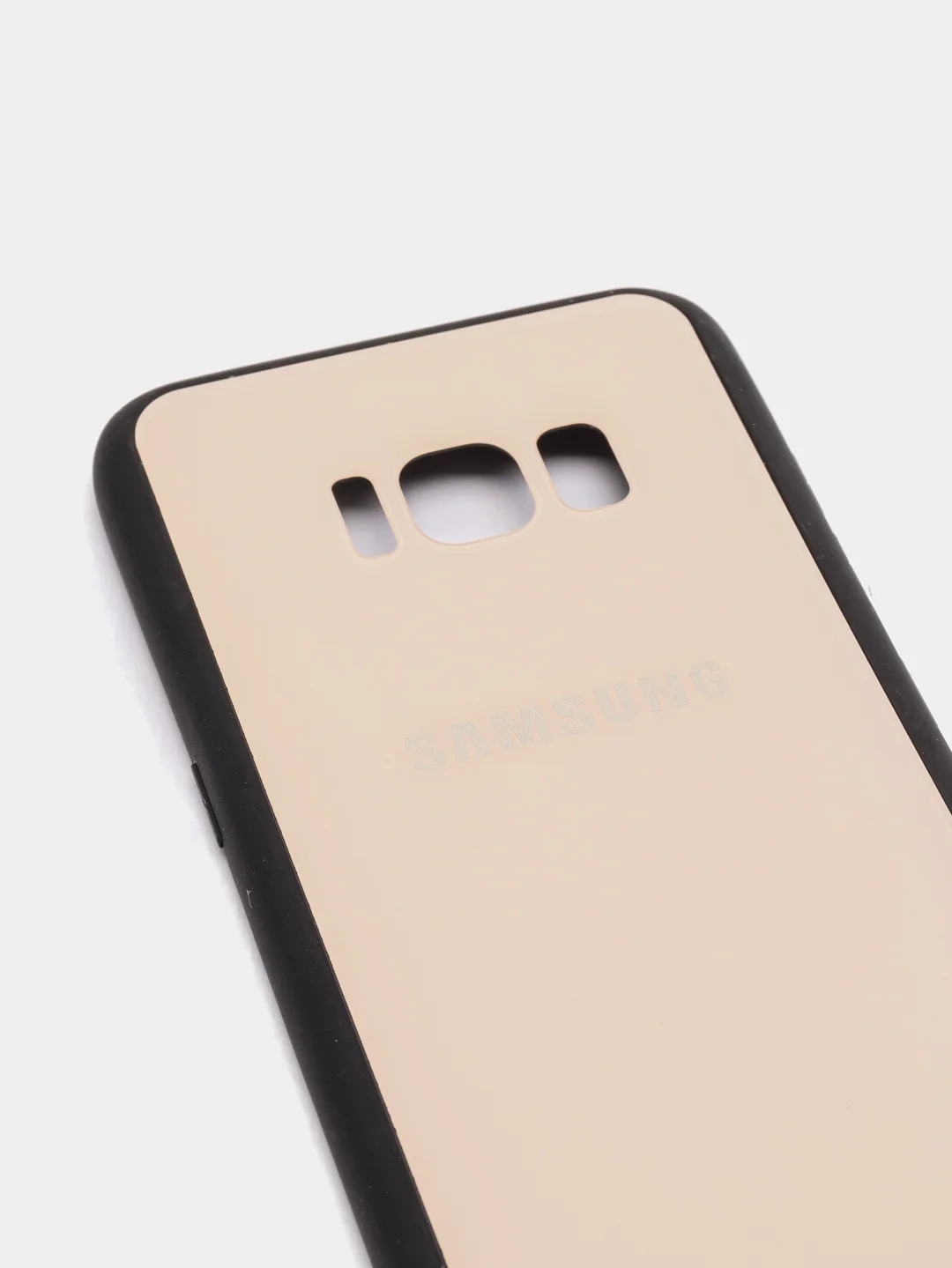 Алый чехол для Samsung S8  силиконовый