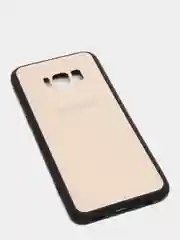 Алый чехол для Samsung S8  силиконовый