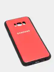 Красный чехол для Samsung S8  силиконовый