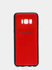 Красный чехол для Samsung S8  силиконовый