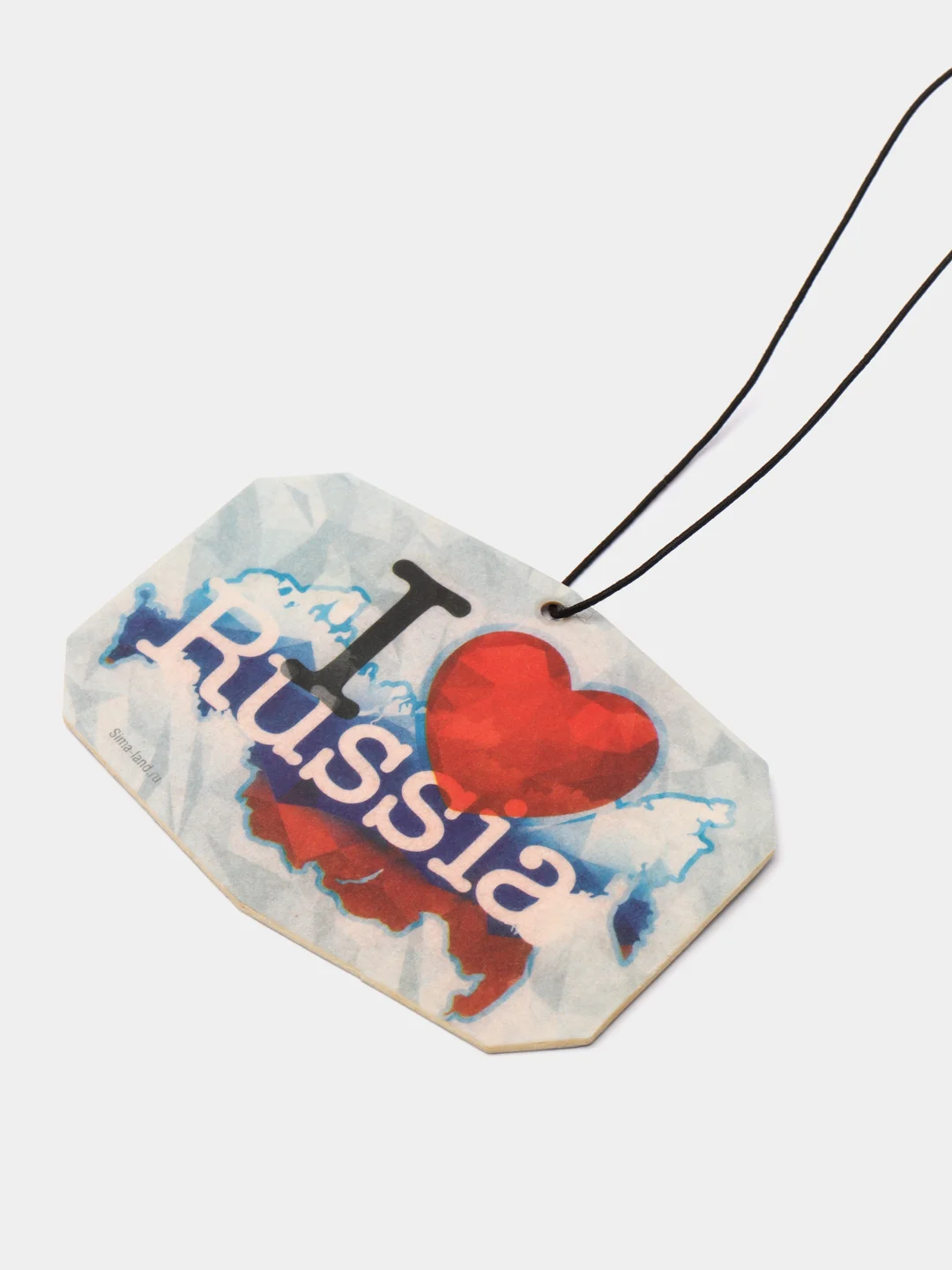Ароматизатор в авто "I love Russia", патриотическая серия