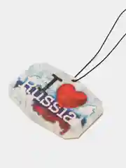 Ароматизатор в авто "I love Russia", патриотическая серия