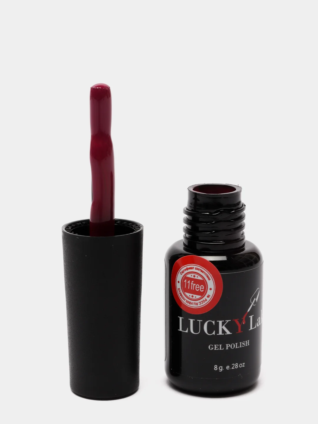 Гель лак для ногтей, гель-лак LuckyLak classic №055, 8g, сиреневый для маникюра и педикюра