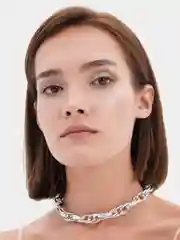 Серебряный цепочка на Новый год