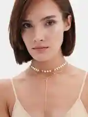 Цепочка чокер на Новый год женская