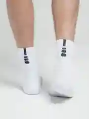 Белый носки компрессионные, спортивные, высокие