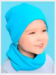 Детская шапка и снуд, хлопок, разные размеры и цвета
