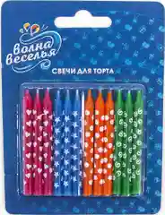 Свеча для торта классическая "Ассорти"